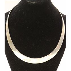 38G STERLING SILVER CHOKER NECKLACE