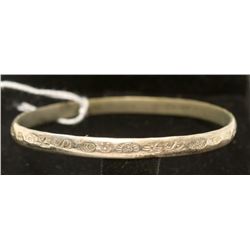 STERLING SILVER BRACELET WITH AZTEC THEME