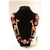 Image 1 : ARTISAN CARVED AND PAINTED GIRAFFE NECKLACE