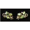 Image 1 : VINTAGE COSTUME JEWELLERY EARRINGS RHINESTONE