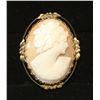 Image 1 : VINTAGE SAM MARTINI BROS 12K GF CAMEO BROOCH