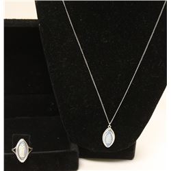 WEDGWOOD HOPE AND ANCHOR RING AND PENDANT