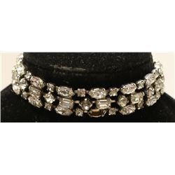 VINTAGE COSTUME JEWELLERY BRACELET 7 INCH