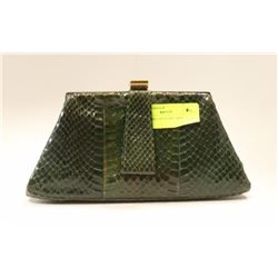 1950S L MILLER SNAKE SKIN CLUTCH