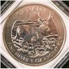 Image 1 : ONE TROY OUNCE SILVER CANADA ELK BULLION COIN