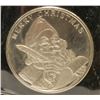 Image 1 : ONE TROY OUNCE SILVER CHRISTMAS BULLION ROUND