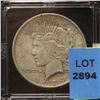 Image 1 : 1924 US SILVER PEACE DOLLAR IN COIN HOLDER