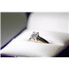 Image 1 : A PLATINUM DIAMOND SOLITAIRE RING BY BIRKS. SIZE 6