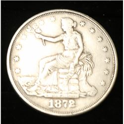 1872 US SEATED LIBERTY SILVER DOLLAR REPLICA