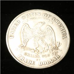 1872 US SEATED LIBERTY SILVER DOLLAR REPLICA
