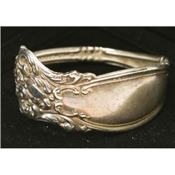 ARTIST MADE SILVER CUTLERY BANGLE 60G