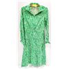 Image 1 : 1970S  ITALIAN DIANE VON FURSTENBURG GREEN