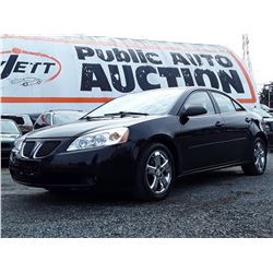 B1 --  2005 PONTIAC G6 GT , Black , 211429  KM's