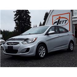 C6 --  2012 HYUNDAI ACCENT GLS  , Silver , 151511  KM's