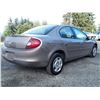Image 5 : L4 --  2002 CHRYSLER NEON LE  , Brown , 151141  KM's