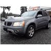Image 1 : A12G --  2006 PONTIAC TORRENT , Silver , 245697  KM's "NO RESERVE"
