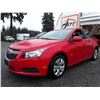 Image 1 : D2 --  2014 CHEVROLET CRUZE LT , Red , 128157  KM's