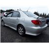 Image 8 : K4 --  2003 TOYOTA COROLLA CE  , Silver , 178397  KM's