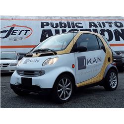 J2 --  2006 SMART FORTWO DIESEL , White , 211818  KM's
