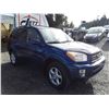Image 3 : A8 --  2001 TOYOTA RAV 4  , Blue , 392162  KM's