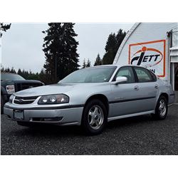 B2 --  2000 CHEVROLET IMPALA LS  , Silver , 53871  KM's