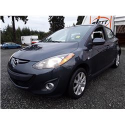 C3 --  2011 MAZDA 2 , GREY, 169,553 KMS