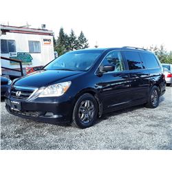 E2 --  2006 HONDA ODYSSEY EXL  , Black , 222322  KM's