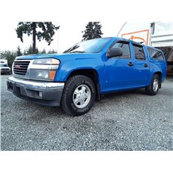 M1 --  2007 GMC CANYON CREW CAB , Blue , 154537  KM's