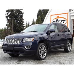 C6A --  2014 JEEP COMPASS LTD SUV, BLUE, 128,670 KMS