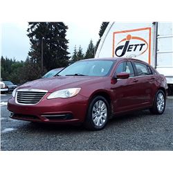 C6H --  2014 CHRYSLER 200 LX  , Red , 188500  KM's