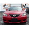 Image 2 : N2 --  2006 MAZDA 3I , Red , 168810  KM's