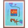 Image 2 : Peter Max- Original Mixed Media "Sunrise Sail 2005 Ver. I #56"