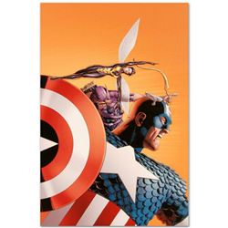 Marvel Comics  Avengers #77  Numbered Limited Edition Giclee on Canvas by John Cassaday with COA.