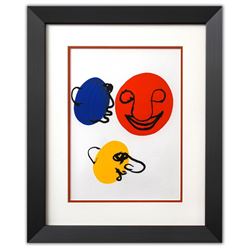 Alexander Calder- Lithograph  DLM221 - Visages 