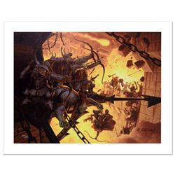 "The Siege Of Minas Tirith" Limited Edition Giclee on Canvas by The Brothers Hildebrandt. Numbered a