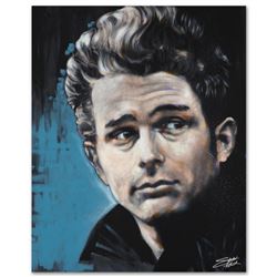 "James" Limited Edition Giclee on Canvas by Stephen Fishwick, Numbered and Signed. This piece comes 