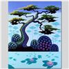 Image 1 : "Lotus by Moonlight" Limited Edition Giclee on Canvas by Larissa Holt, Numbered and Signed. This pie