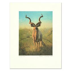 Peter Darro (1917-1997),  Pronghorns  Limited Edition Lithograph, Numbered and Hand Signed with Lett