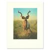 Image 1 : Peter Darro (1917-1997), "Pronghorns" Limited Edition Lithograph, Numbered and Hand Signed with Lett