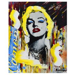 Nastya Rovenskaya- Mixed Media "Marilyn Monroe II"