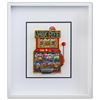 Image 1 : Charles Fazzino- 3D Construction Silkscreen Serigraph "Slots of Fun"
