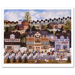 Jane Wooster Scott, "Celebration of America" Hand Signed Limited Edition Lithograph with Letter of A