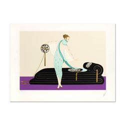 Erte (1892-1990), "Salon" Limited Edition Embossed Serigraph, Numbered and Hand Signed with Certific