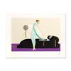 Image 1 : Erte (1892-1990), "Salon" Limited Edition Embossed Serigraph, Numbered and Hand Signed with Certific