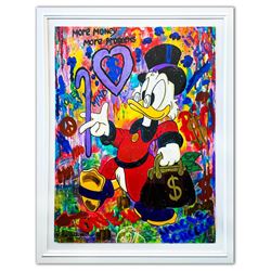 Nastya Rovenskaya- Original Mixed Media on Paper "Uncle Scrooge"