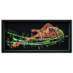 Patricia Govezensky- Original Painting on Cutout Steel "Rock 'N' Roll"