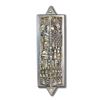 Image 1 : Raphael Abecassis Sterling Silver Electroform Mezuzah with Letter of Authenticity.