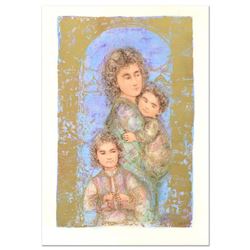 Edna Hibel (1917-2014),  Catherine and Children  Limited Edition Lithograph, Numbered and Hand Signe