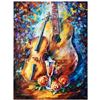 Image 1 : Leonid Afremov (1955-2019) "Serenade" Limited Edition Giclee on Canvas, Numbered and Signed. This pi