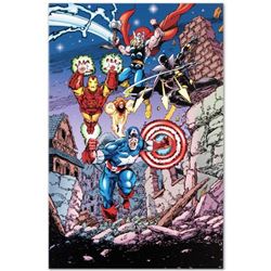 Marvel Comics "Avengers #21" Numbered Limited Edition Giclee on Canvas by George Perez with COA.